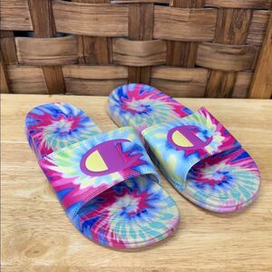 Champion Women's Tie-Dye Slide Sandals